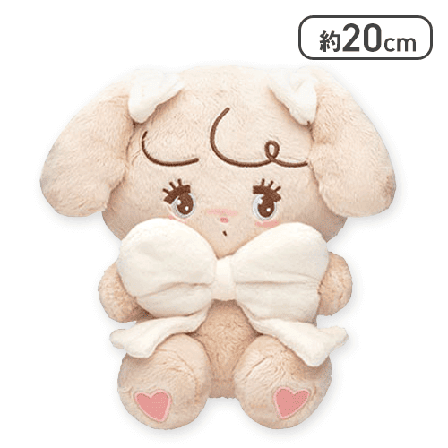 【ナッツ】ｍikko characters 抱きしめおリボンぬいぐるみ