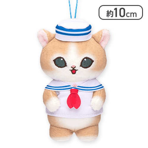 【ノースリーブ(ブルー)】mofusand セーラーにゃんマスコット
