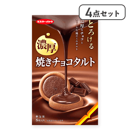 【4点セット】焼きチョコタルト※賞味期限:2025/11/25