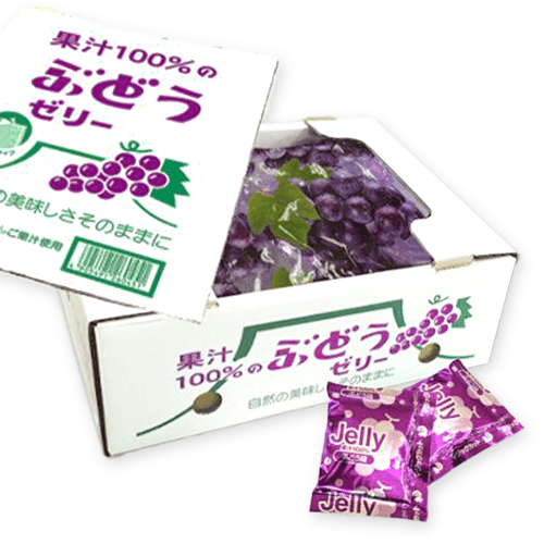 果汁100%ゼリーBOXパウチぶどう※賞味期限:2025/11/29