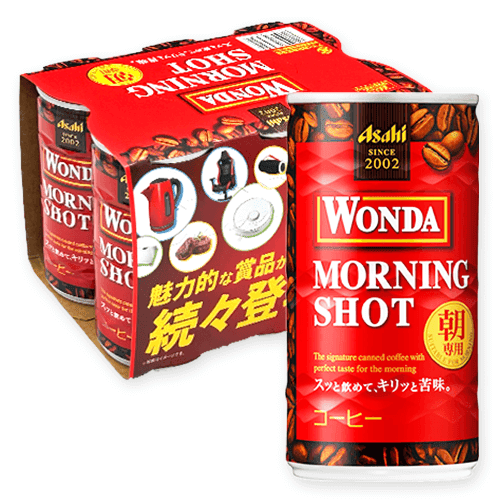 ワンダ モーニングショット缶185g 6本パック※賞味期限:2026/05/31