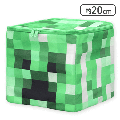 【クリーパー】マインクラフト 収納BOX:本棚：クリーパー