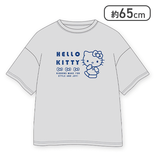 【ハローキティ】サンリオキャラクターズBIGワイドTシャツ