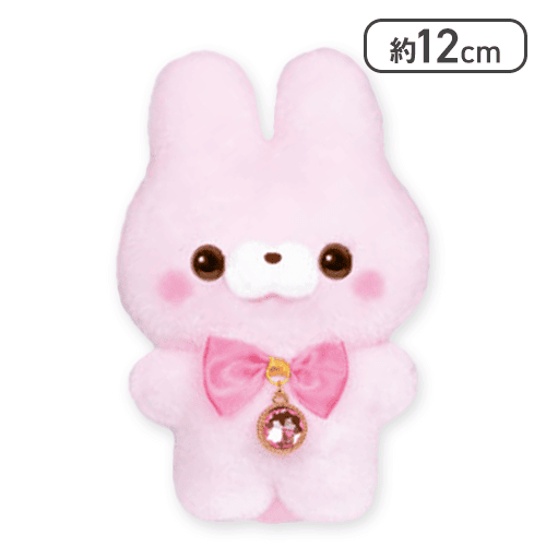 【単品配送不可】【うさぎさん(ぴんく)】すくっとたっちさん ぬいぐるみ〜おしおしからー２〜