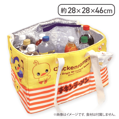 チキンラーメンひよこちゃんBIGなおかいもの保温・保冷バック