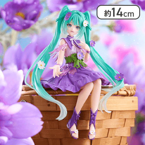 初音ミク ぬーどるストッパーフィギュア Flower Fairyー紫のコスモスー