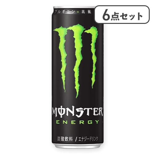 【6本入】モンスターエナジー 缶355ml※賞味期限:2027/07/31