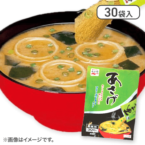 永谷園 業務用 あさげ フリーズドライ 即席味噌汁 個包装※賞味期限:2027/04/30