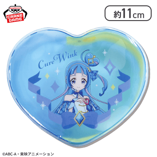【キュアウインク】キミとアイドルプリキュア♪ ハート型クリアポーチ