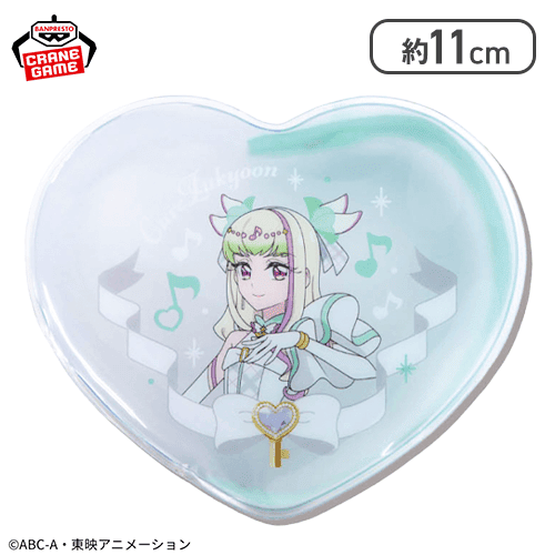 【キュアズキューン】キミとアイドルプリキュア♪ ハート型クリアポーチ