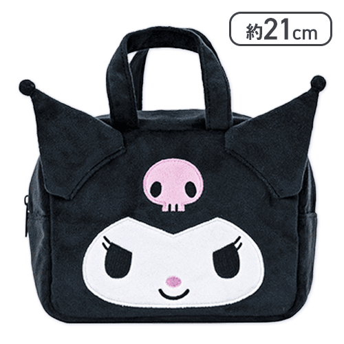 【クロミ】サンリオキャラクターズ フェイスふわふわバッグ