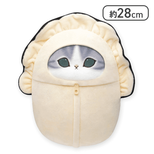灰色ハチワレ】mofusand カキにゃんBIGぬいぐるみ | オンライン