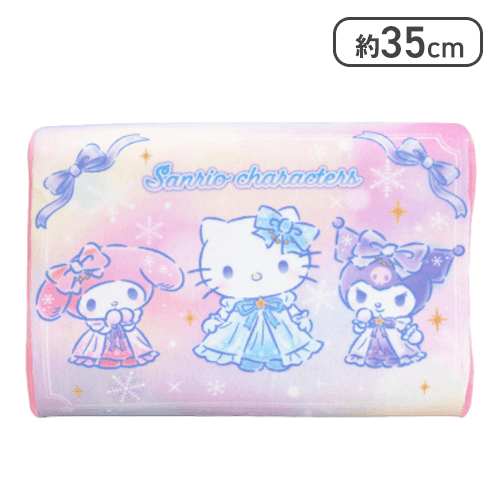 【おんなのこ】サンリオキャラクターズ スノーレインボー低反発まくら