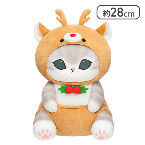【トナカイ】mofusand クリスマスにゃんBIGぬいぐるみ