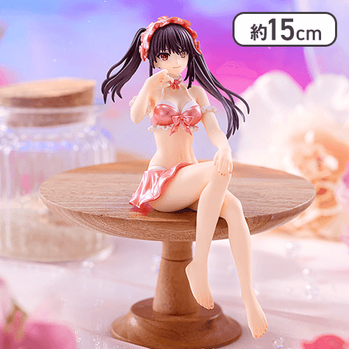 デート・ア・ライブV ぬーどるストッパーフィギュアー時崎狂三・水着 パステルレッドver.ー