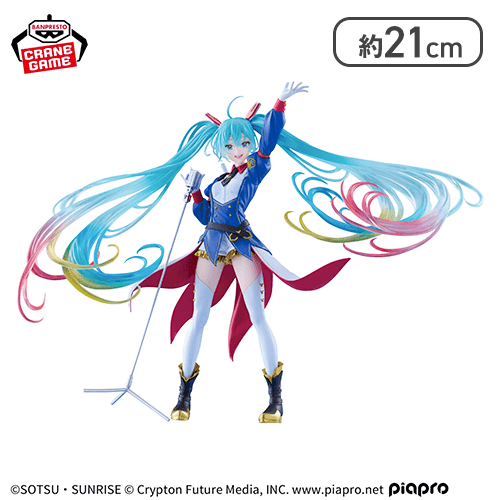 【先行練習プレイ/配送不可】ガンダム45周年×初音ミク BANPRESTO EVOLVE-GUNDAM Collaboration-フィギュア