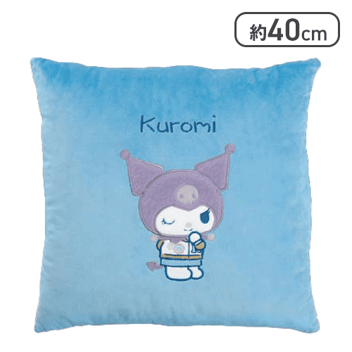 【クロミ】サンリオキャラクターズ グレイッシュハングアウトもこっとクッション2
