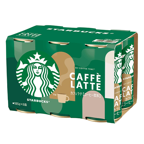 スターバックスMY COFFEE TIMEカフェラテ 6缶パック※賞味期限:2026/11/30
