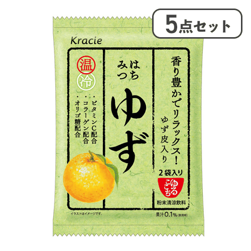 【5点セット】ゆるここち　はちみつゆず※賞味期限:2028/03/31
