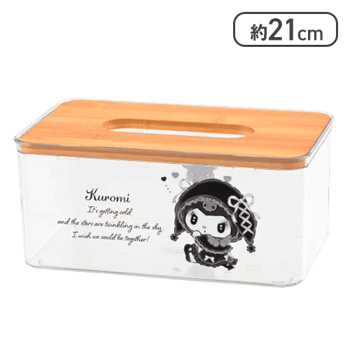 【クロミ】マイメロディ♡クロミ 月夜のメロクロクリアティッシュケース