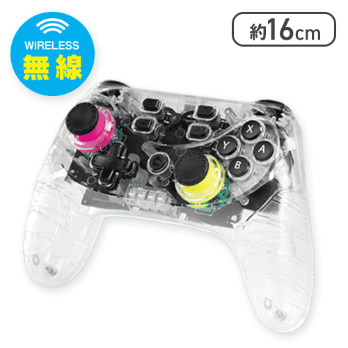 【ピンクイエロー】Game Spirits SW用 ワイヤレスコントローラー9