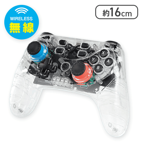 【ブルーレッド】Game Spirits SW用 ワイヤレスコントローラー9