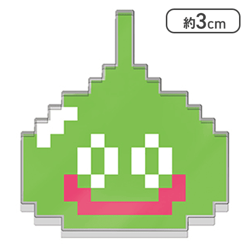 【ライムスライム】ドラゴンクエスト AM アクリルブロック ドットスライム＜50CPキャッチャー＞