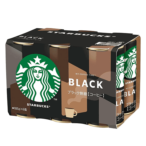 スターバックスMY COFFEE TIMEブラック 6缶パック ※賞味期限:2026/11/30