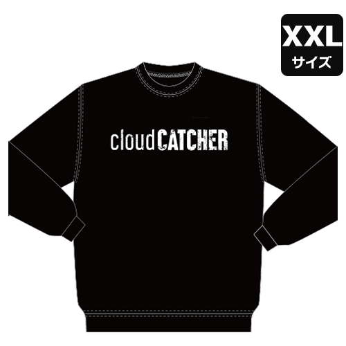 【XXL/ブラック】Textlogo トレーナー