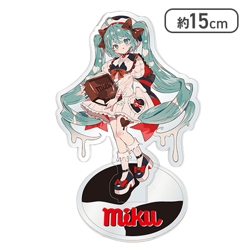 【等身】初音ミク×チロルチョコ アクリルスタンド