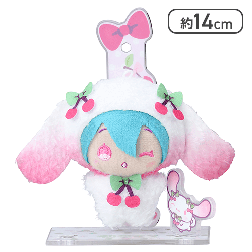 【初音ミク(さくらんぼ)】初音ミク×シナモロール アクぬい For Amusement 桜Ver.