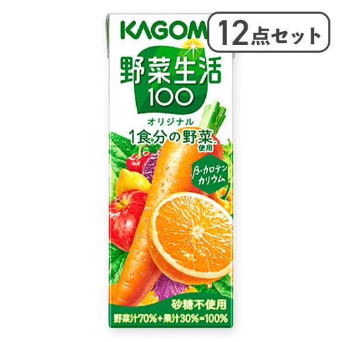 【12点セット】野菜生活100 オリジナル※賞味期限:2027/02/27