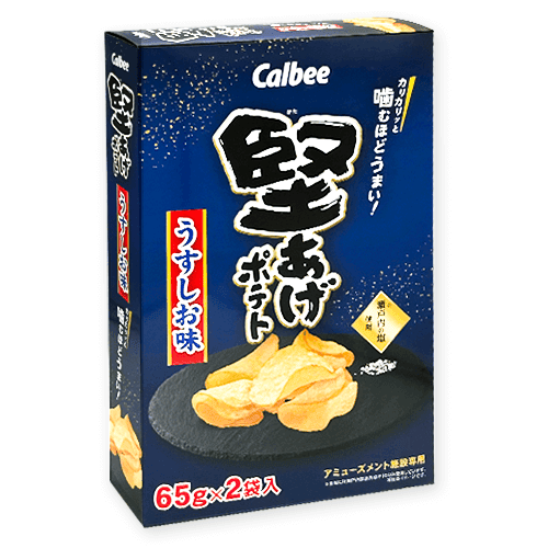 【うすしお】堅あげポテト2PBOX※賞味期限:2026/09/30