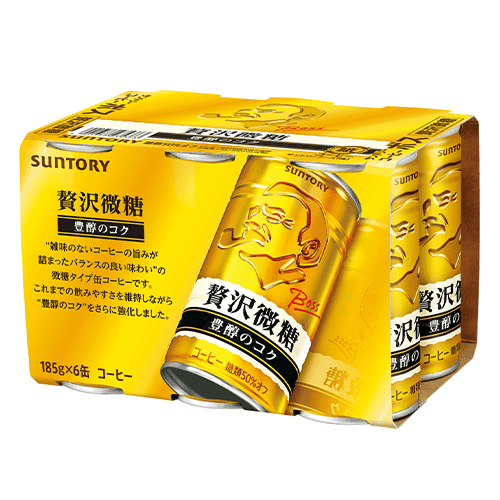 ボス 贅沢微糖 6缶パック※賞味期限:2027/02/28