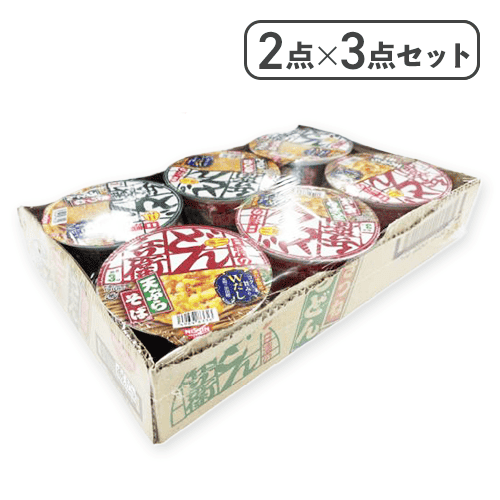 【2種×各3個】どん兵衛ミニカップ※賞味期限:2026/08/24
