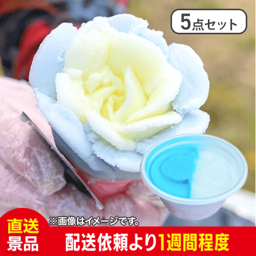 【5点セット】児玉冷菓のババヘラアイス2色アイスカップ(ソーダ＆レモン味)：直送