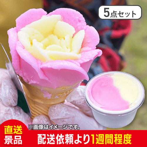 【5点セット】児玉冷菓のババヘラアイス2色アイスカップ(いちご＆バナナ味)：直送