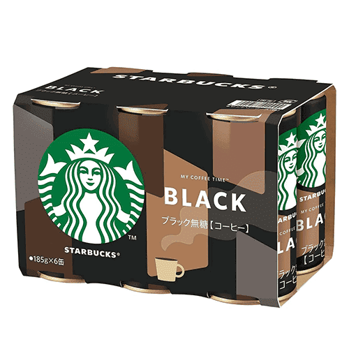 スターバックスMY COFFEE TIMEブラック 6缶パック※賞味期限:2026/12/31