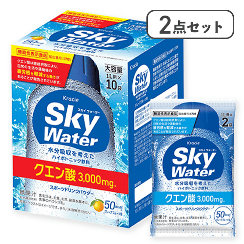 【2点セット】10Lスカイウォーター グレープフルーツ箱※賞味期限:2028/04/30