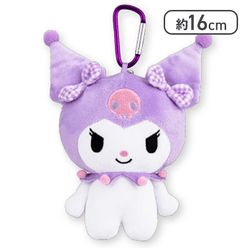 【クロミ】サンリオキャラクターズ ギンガムチェックがま口ポーチ
