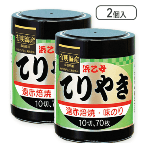 【2点セット】味のり てりやき 10切70枚※賞味期限:2027/04/28