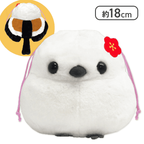 【しまゑ】ふくふくシマちゃんぬいぐるみ巾着JB