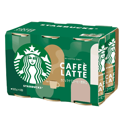 スターバックスMY COFFEE TIMEカフェラテ 6缶パック※賞味期限:2027/04/30