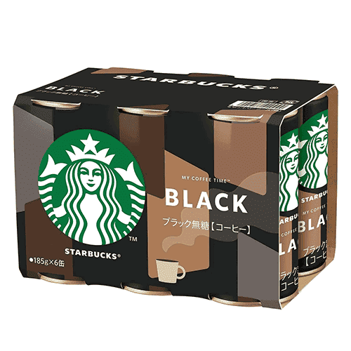スターバックスMY COFFEE TIMEブラック 6缶パック※賞味期限:2026/12/31