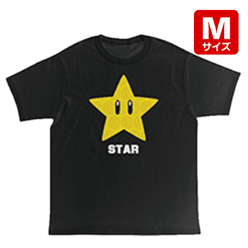【スター】スーパーマリオTシャツ アイテムシリーズ