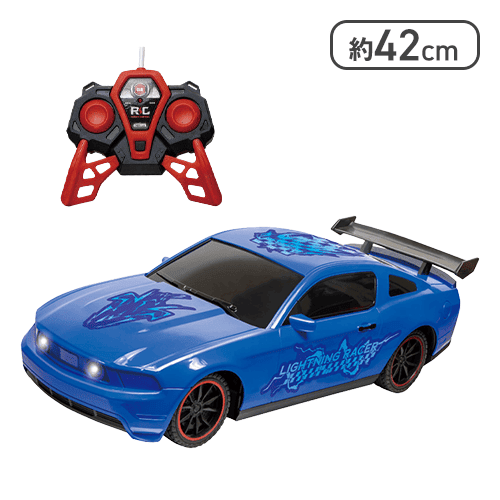 【ブルー】RC GIGAライトニングレーサー