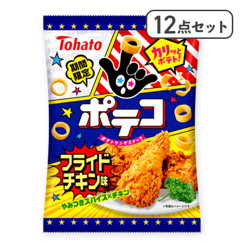 【12点セット】ポテコ フライドチキン味*賞味期限:2026/11/29