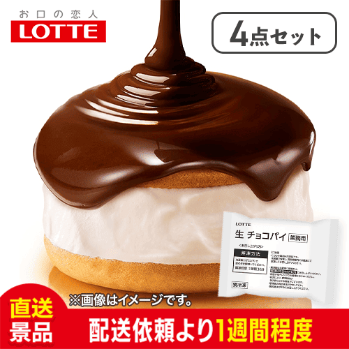 【4点セット】ロッテ 生チョコパイ：直送