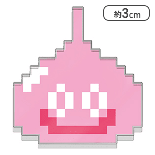 【単品配送不可】【ピーチスライム】ドラゴンクエスト AM アクリルブロック ドットスライム＜50CPキャッチャー＞