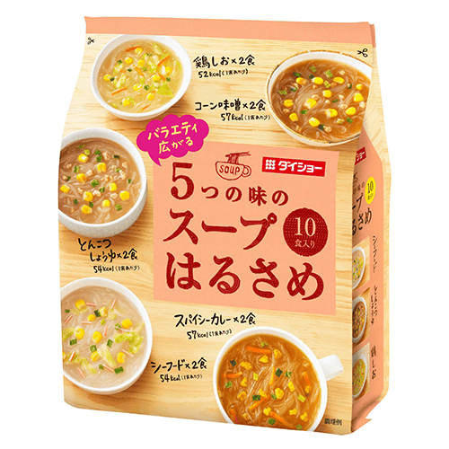 バラエティ広がる5つの味スープはるさめ※賞味期限:2027/08/29